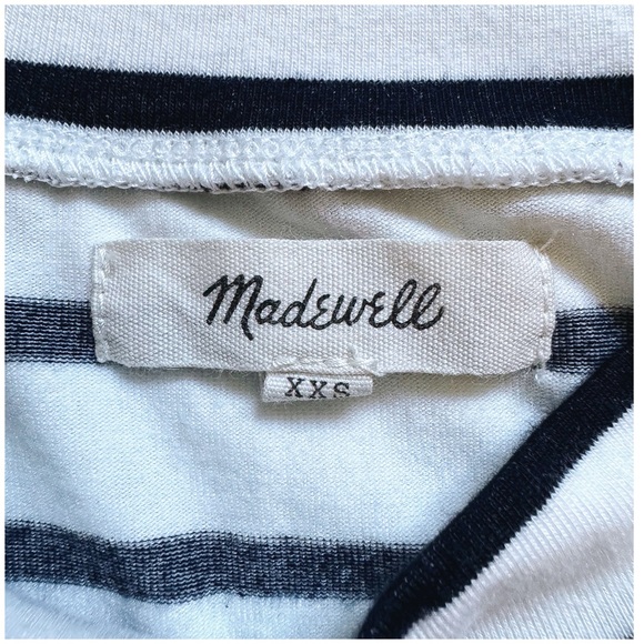 Madewell Mock Neck Striped Tank XXS - Picture 10 of 12